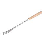 Barbecue Fork Stainless Steel Marshmallow Toasting Fork Hot Dog Fork with Wooden Handle for Camping Picnic Fire Pit and BBQ Campfire Party