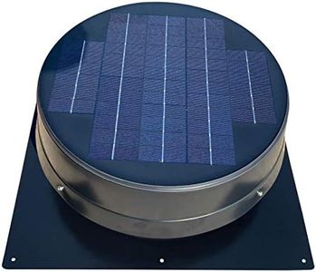 Remington Solar 20 Watt Roof Mount Solar Attic Fan - Round Series