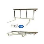 Mybow Bed Rails for Elderly Adults Seniors Bed Cane Assist Bar Handle Bedside Safety Bed Railings Hospital Support Grab Bar Fold Down Handrail Handicap Assistance Devices