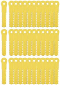 Eyoloty 70289A Nylon Replacement Blades Compatible with Weed Warrior 14867B Push-N-Load 3-Blade Trimmer Head,PivoTrim Hybrid and Ugly Head Hybrid 2-N-1 Weed Trimmer Heads (36 Pack)