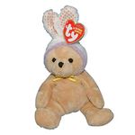 Ty Beanie Babies Springston - bear w/bunny hat Easter Beanie Baby