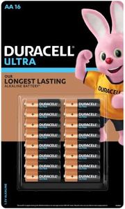 Duracell Ultra Alkaline AA Batteries, 16 Pack Batteries
