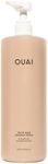 OUAI Thick Hair Shampoo - Salon Size Hydrating Shea Butter Shampoo for Thick, Frizzy Hair - Deeply Moisturizing and Frizz Fighting with Marshmallow Root and Avocado Oil - Sulfate Free, 32 Oz