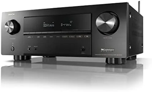 Denon AVR-X2700H 8K Ultra HD 7.2 Channel (95 Watt X 7) AV Receiver - Built for Gaming, Music Streaming, 3D Audio & Video, Alexa + HEOS