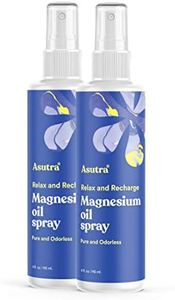 ASUTRA Topical Magnesium Chloride Oil Spray Supplement, 4 fl oz (Pack of 2)| Rapid Absorption | Pure Zechstein