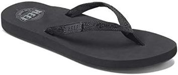 Reef Women s Ginger Flip Flop, Blac