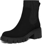 Athlefit Women's Black Chelsea Boot