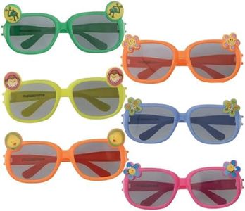 Unique Party - 74036 - Paquet de 6 Lunettes Fantaisies pour Pochettes
