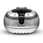 Ultrasonic Jewelry Cleaner, VLOXO Ultrasonic Cleaning Machine 600ML Professional Jewelry Cleaner 42kHz with Stainless Steel Tank for Jewelry, Eyeglasses, Retainer, Watches, Rings, Coins