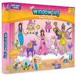 Imagimake Window Art Unicorn & Princess | Glass Painting Kit | Art & Craft Kit for Girls 6-8 | Sun Catcher Kit | Unicorn Gifts for Girls Age 6-8 | Birthday Gift for Girls 5+ Years, Multicolor