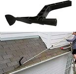 Roof Gutter Cleaning Tool With Threaded, Roof Drain Gutter Cleaner Spoon and Scoop, Ditch Leaf Cleaner for Garden Leaves Ditch Debris Villas Townhouses