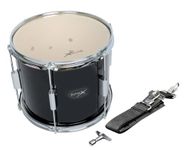 Basix F893012 PURE GEWA Marching Drum 12 x 10 inch black with carrying strap