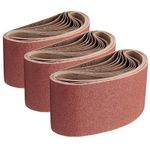 14 Pcs 4 x 24 Inch Sanding Belts,Aluminum Oxide 4 x 24 Belt Sander Sanding Belts,2 Each of 40/60/80/120/180/240/400 Grits Sander Belts For 4 x 24 Belt Sander