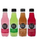 May Day MOCKTAIL Assorted Pack | Ready to Drink | Sparkling Highball Cocktail Mixer | 100% Natural, Real Fruit & Herbs | Perfect for House Party | Pack of 4 X 250 ml (1 each of Mojito, Cosmopolitan, Spiced Ginger Ale, Kokum Margarita) + Get 2 Complimentary Bottle with Every Pack