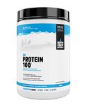 North Coast Naturals- Grass Fed Iso Protein 100- Whey Protein Powder Fortified with the prebiotic inulin and probiotic – 680 g- Unflavoured