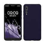 kwmobile Case Compatible with Huawei P20 Pro Case - Soft Slim Protective TPU Silicone Cover - Deep Ocean