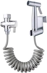 Pulvérisateur de bidet à main pour toilettes, salle de bain et bidet avec tuyau en ABS pour lavage féminin et animal domestique