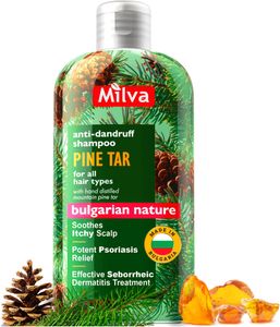 Milva Pine Tar Shampoo 200ml – Deep Cleansing Hair Care