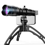 Apexel Cell Phone Camera Lens Kit, 36X Telephoto Lens Kit with Mini Tripod for iPhone X/XR/XS,Samsung Galaxy Huawei and Most Smartphone