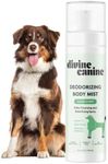 Divine Canine Cleansing Hair and Body Spray for Dogs - 5.1 Fl Oz of Dog Deodorizer, Long Lasting Formula - Everyday Body Spray with Aloe, Lemongrass Oil, and More - Made in The USA