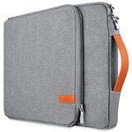 Kogzzen 13-14 Inch Laptop Sleeve Shockproof Lightweight Case Carrying Bag Compatible with MacBook Pro 14 13 inch/MacBook Air 13.3/ Dell XPS 13/ Surface Laptop 13.5/ iPad Pro 12.9 - Gray