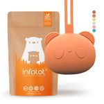 Infatot® Silicone Dummy Case - Pacifier Holder Soother Pod Case W/Strap - Dummy Box 100% Free from BPA, PVC, Dummy Holder Case, Dummies Case Pair with Dummy Clip, Dummy Cases for Babies - Earth