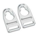 Kreomitxt Aluminum Seat Strap Replacement Buckles Clips Repair Kit for Kayak Seat Lifetime & Emotion Button Type Straps 2pcs