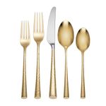 Lenox 894561 Imperial Caviar Gold 5-Piece Place Setting