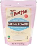 Bobs' Red Mill Baking Powder 14 oz w/Exit 28 Bargains Sticker - Resealable Bag Baking Powder Double Acting No Added Aluminum