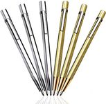 AVIDE Tungsten Carbide Tip Scriber, Metal Etching Pen Carve Engraver Scribe Tools for Stainless Steel, Ceramics, Glass, Metal Sheet and Gold/Welding(6 Pack)