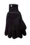 Heat Holders - Men's Thermal Heat Weaver Knitted 2.3 Tog Winter Gloves (L/XL, Black)