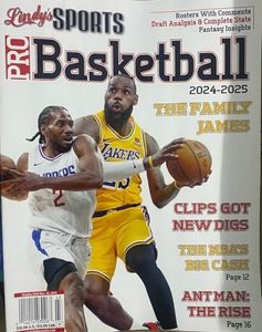 Lindy's Sports Pro Basketball Magazine 2024-2025, Fantasy Insights, The Family James, Clips Got New Digs