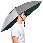 Mifashion Fishing Umbrella Hat Gardening Folding Umbrella Hat HeadwearSun Rain Cap Adjustable Multifunction Outdoor Headwear