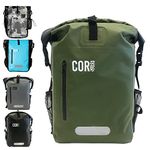 Waterproof Heavy Duty Backpack And Dry Backpack (Green, 25L)