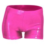 Aosva Little Big Girls' Sparkle Dance Tumbling Athletic Gymnastics Rose Red Short 7-8 Years