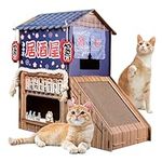 opbodqo Indoor Cardboard Cat House（