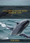 coloring book with marine life: the