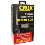 Crux SOOGM-16 Radio Replacement Interface (for select GM LAN 29-Bit vehicles while retaining OnStar functionality with Bose Amplified & Non-Amplified Systems)