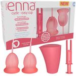 enna Cycle Easy Size M – 2 Mounting Cups + Applicator + Steriliser and Transport Box