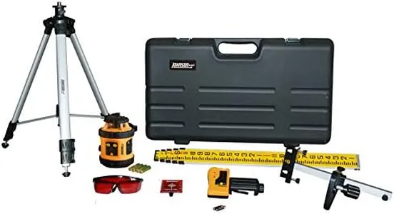 Johnson Level & Tool 40-6517 Self-Leveling Rotary Laser System, 29 x 7", Red, 1 Kit