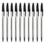 ARTH Pens Black Ink Biro Ballpoint Multipack Box Of 50 Pens