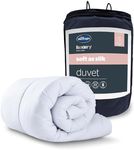 Silentnight Soft As Silk 10.5 Tog Double Duvet - Luxury All Seasons Summer Winter Duvet Quilt for Luxurious Comfort and Supreme Softness - Hypoallergenic and Machine Washable - Double