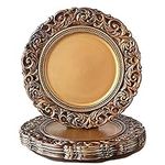 Umisriro Antique Gold Charger Plate