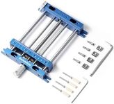 Genmitsu Upgrade Aluminum Bench Vise Clamp, High-Precision CNC Router Clamp for Unique Shaped Woodworking & Metalworking Milling Project, Size 23.8 x 16.8 x 4.1cm, Clamping Range 0-14.5cm