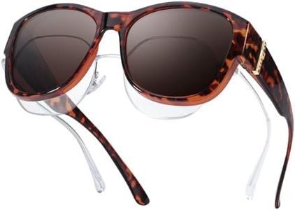 LVIOE Polarized Fit Over Glasses Sunglasses for Women Trendy Over Glasses Sun Glasses with UV400 Protection CLS8511