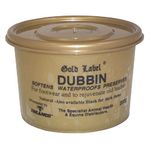 Gold Label Dubbin Softens Waterproof Protection for Leather Items, 200 g, Natural