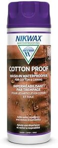 Nikwax Cotton Proof, 300ml, Waterproofing for Cotton, Polycotton, and Canvas, Adds Water Repellency, Wash-In Solution.(Packaging May Vary)