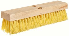 Weiler 44438 12" Block Size, 6 X 20 No. of Rows, Wood Block, Polypropylene Fill, Deck Scrub Brush