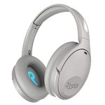 233621 Hush Hybrid Active Noise Cancelling Bluetooth Headphones with 100 Hrs of Playback, Grey