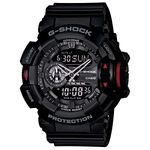 Casio G-Shock GA-400-1BHDR Black & Red Analog-Digital Dial Black Resin Strap Men's Watch Shock and 200M Water Resistant G566